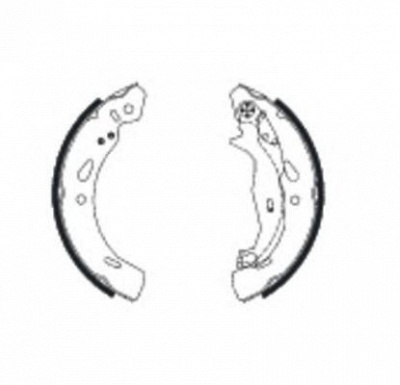 HELLA 8db355000291 -  Комплект тормозных колодок