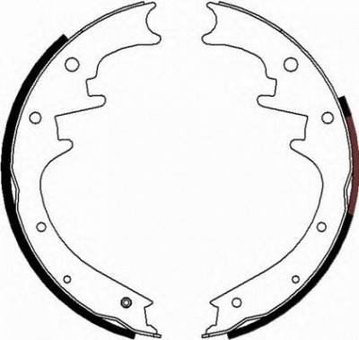 HELLA 8db355000311 -  Комплект тормозных колодок