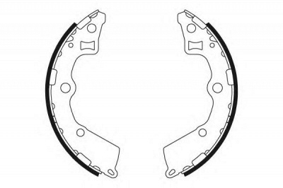 HELLA 8db355000411 -  Комплект тормозных колодок