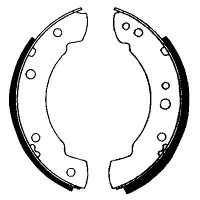 HELLA 8db355000541 -  Комплект тормозных колодок