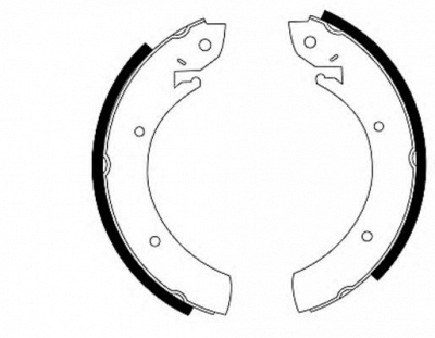 HELLA 8db355000551 -  Комплект тормозных колодок