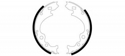 HELLA 8db355000831 -  Комплект тормозных колодок