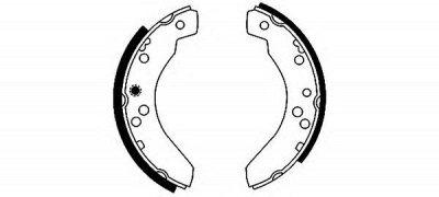 HELLA 8db355000881 -  Комплект тормозных колодок