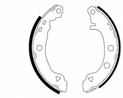 HELLA 8db355001061 -  Комплект тормозных колодок
