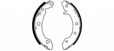 HELLA 8db355001111 -  Комплект тормозных колодок