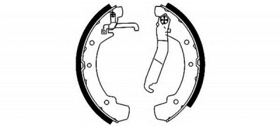 HELLA 8db355001331 -  Комплект тормозных колодок