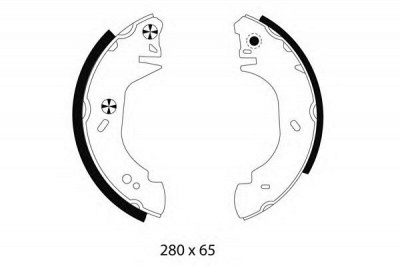HELLA 8db355001371 -  Комплект тормозных колодок