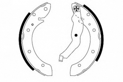 HELLA 8db355001581 -  Комплект тормозных колодок