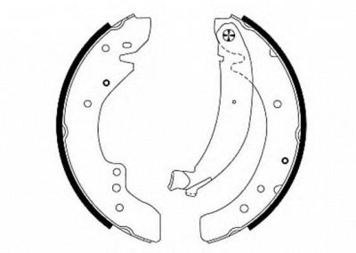HELLA 8db355001591 -  Комплект тормозных колодок