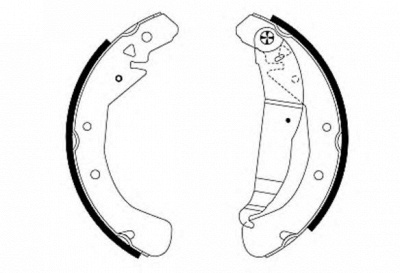 HELLA 8db355001631 -  Комплект тормозных колодок