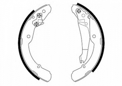 HELLA 8db355001691 -  Комплект тормозных колодок