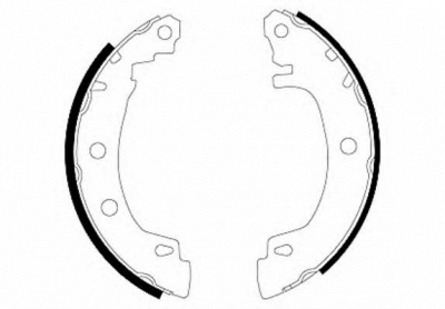 HELLA 8db355001891 -  Комплект тормозных колодок
