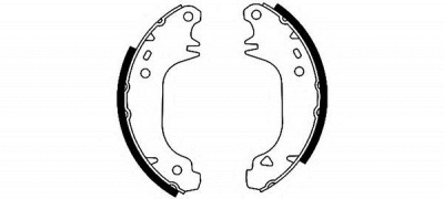 HELLA 8db355002001 -  Комплект тормозных колодок