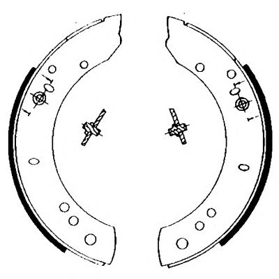HELLA 8db355002081 -  Комплект тормозных колодок