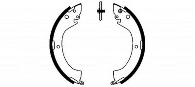 HELLA 8db355002141 -  Комплект тормозных колодок