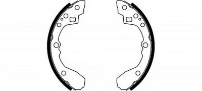 HELLA 8db355002331 -  Комплект тормозных колодок