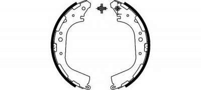 HELLA 8db355002341 -  Комплект тормозных колодок