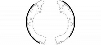 HELLA 8db355002431 -  Комплект тормозных колодок