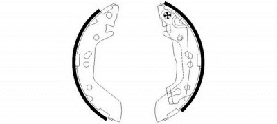 HELLA 8db355002541 -  Комплект тормозных колодок