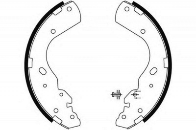 HELLA 8db355002851 -  Комплект тормозных колодок
