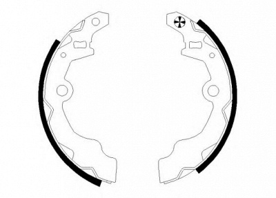 HELLA 8db355003061 -  Комплект тормозных колодок