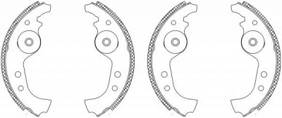HELLA 8db355003091 -  Комплект тормозных колодок