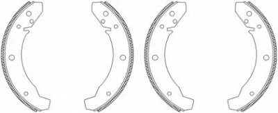HELLA 8db355003521 -  Комплект тормозных колодок