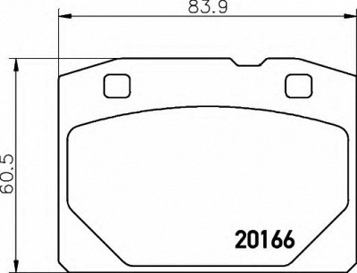 HELLA 8db355007191 -  Комплект тормозных колодок, дисковый тормоз
