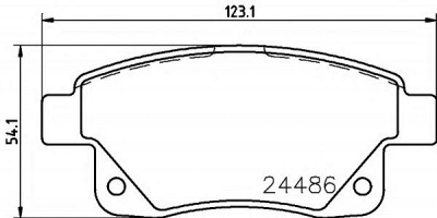 HELLA 8db355012781 -  Комплект тормозных колодок, дисковый тормоз
