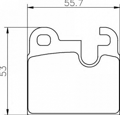 HELLA 8db355017511 -  Комплект тормозных колодок, дисковый тормоз