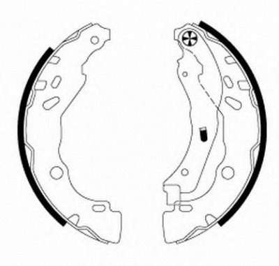 HELLA 8db355020071 -  Комплект тормозных колодок