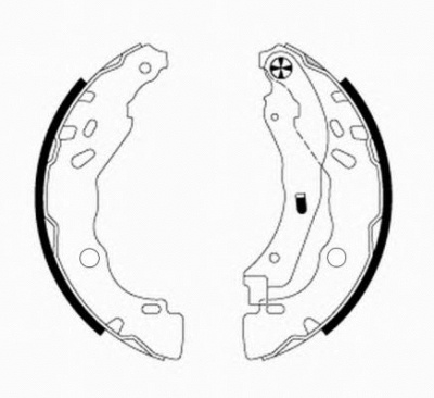 HELLA 8db355020081 -  Комплект тормозных колодок