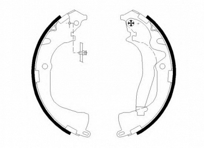 HELLA 8db355022061 -  Комплект тормозных колодок