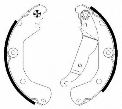 HELLA 8db355022151 -  Комплект тормозных колодок