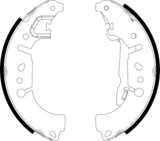 HELLA 8db355022271 -  Комплект тормозных колодок
