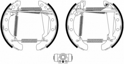 HELLA 8db355022771 -  Комплект тормозных колодок