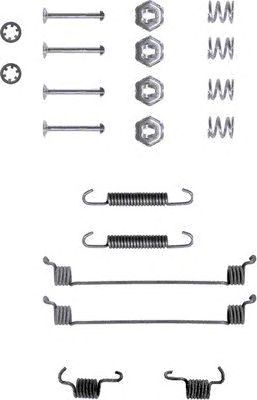 HELLA 8dz355200071 -  Комплектующие, тормозная колодка
