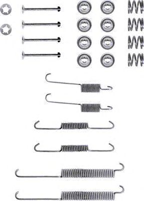 HELLA 8dz355200111 -  Комплектующие, тормозная колодка