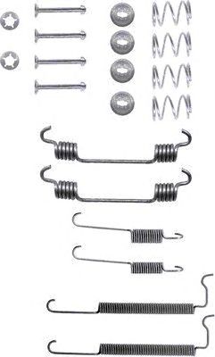 HELLA 8dz355200241 -  Комплектующие, тормозная колодка