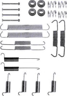HELLA 8dz355200261 -  Комплектующие, тормозная колодка