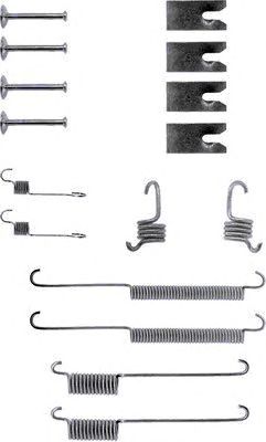 HELLA 8dz355200311 -  Комплектующие, тормозная колодка