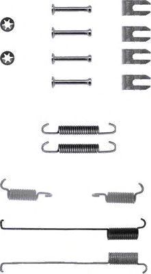 HELLA 8dz355200331 -  Комплектующие, тормозная колодка