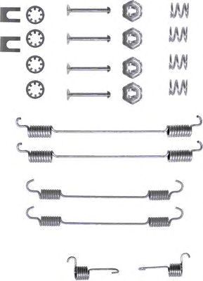 HELLA 8dz355200371 -  Комплектующие, тормозная колодка