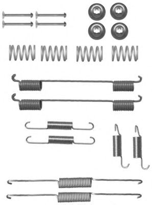 HELLA 8dz355200821 -  Комплектующие, тормозная колодка