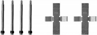 HELLA 8dz355202161 -  Комплектующие, колодки дискового тормоза