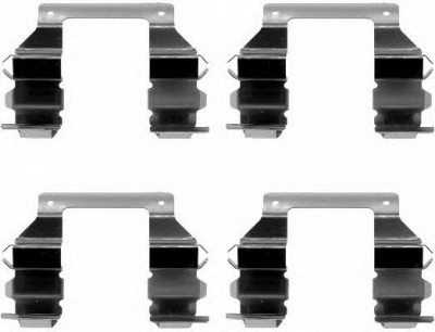 HELLA 8dz355202291 -  Комплектующие, колодки дискового тормоза