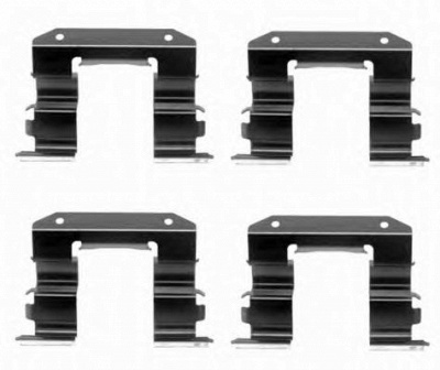 HELLA 8dz355202511 -  Комплектующие, колодки дискового тормоза