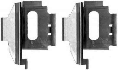 HELLA 8dz355203031 -  Комплектующие, колодки дискового тормоза
