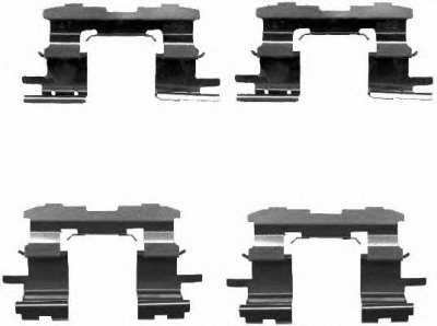 HELLA 8dz355203101 -  Комплектующие, колодки дискового тормоза