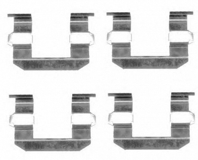 HELLA 8dz355203131 -  Комплектующие, колодки дискового тормоза